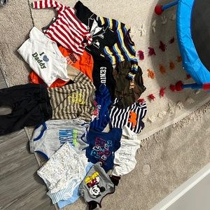 Bundle of 18 onsies and sweats